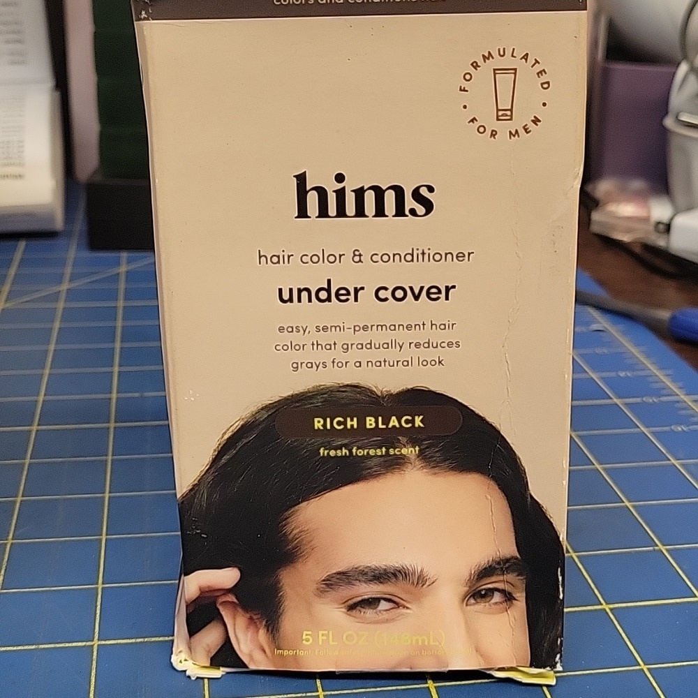 Hims Hair Color & Conditioner Under New Box - Rich Black